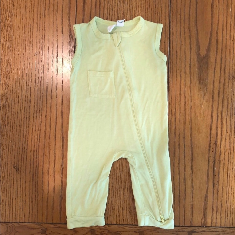 Kyte Baby Kiwi Sleeveless Zip Romper